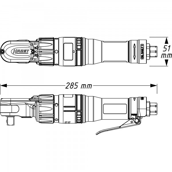 9022-360 Clé à rochets de haute capacité