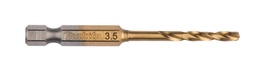 B-50918 Makita Foret à métaux  HSS-TiN 6-pans 1/4" B-50918