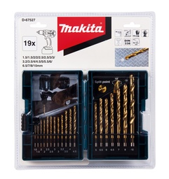 D-67527 Makita Set Forets à métaux à queue ronde D-67527