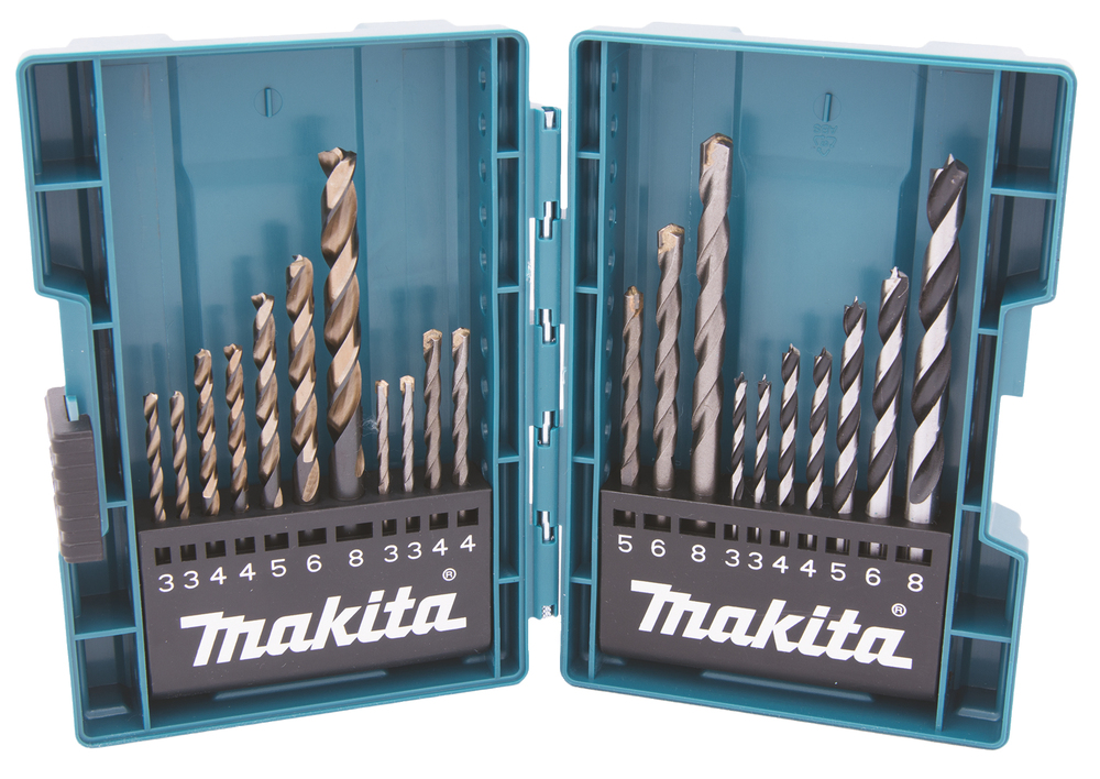 Makita B-44884 Mixed wood/metal/masonry drill bit set