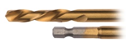 Makita B-50946 1/4" HSS-TiN 6-sided metal drill bit