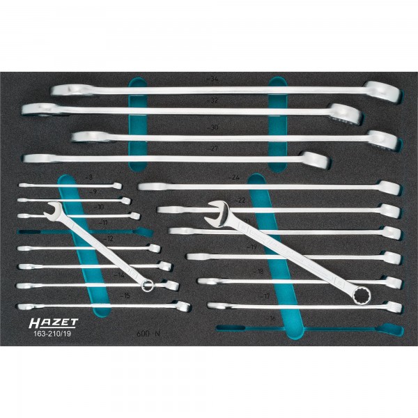 Hazet 163-210/19 Combination wrench set