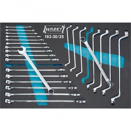 Hazet 163-30/25 Set of combination wrenches / double polygonal wrenches