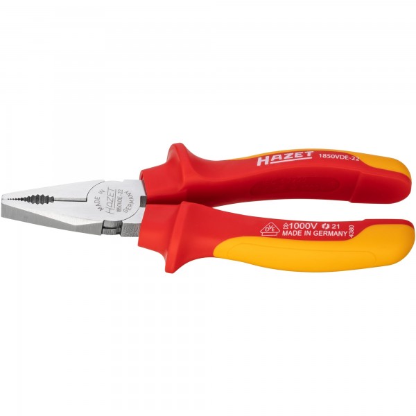 Hazet 1850VDE-22 Universal pliers ∙ with protective insulation