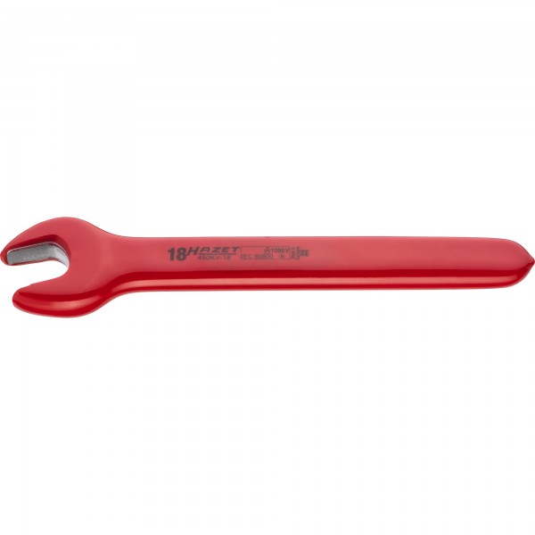 Hazet 450KV-18 Single open-end wrench ∙ with protective insulation