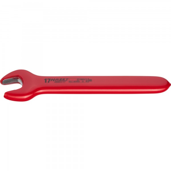 Hazet 450KV-17 Single open-end wrench ∙ with protective insulation