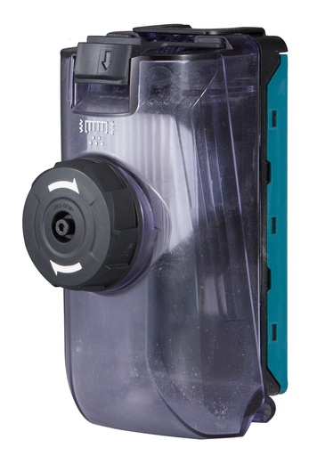 [199595-9] Makita 199595-9 Cassetta di raccolta della polvere completa di filtro HEPA