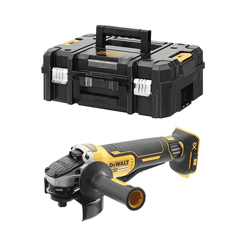 [DCG406NT] Dewalt DCG406NT Grinder XR 18V Brushless 125mm - paddle switch - without battery or charger - TSTAK case