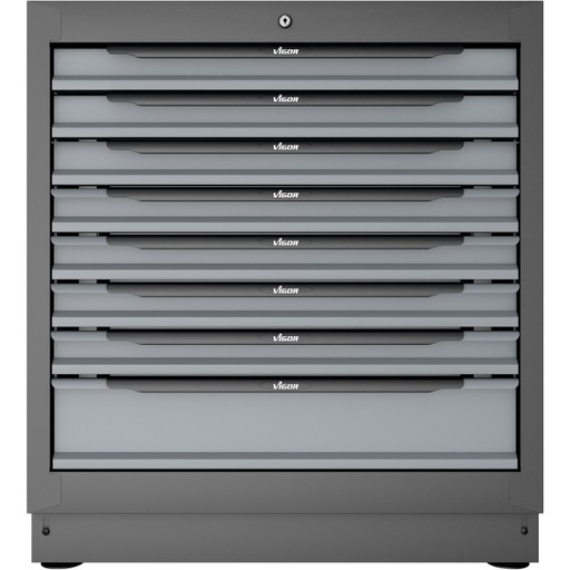 [V6000-032XL] Vigor V6000-032XL Drawer lower cabinet ∙ 8 drawers ∙ 861 mm